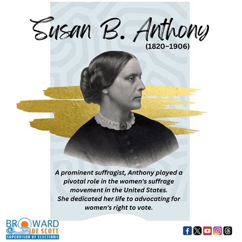 Womens Suffrage Quotes By Susan B Anthony