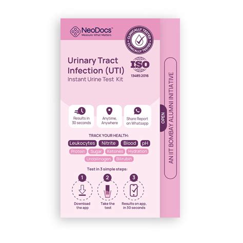 Buy NeoDocs's UTI Test Kit Instant Urint Test At Home Online at BeatO