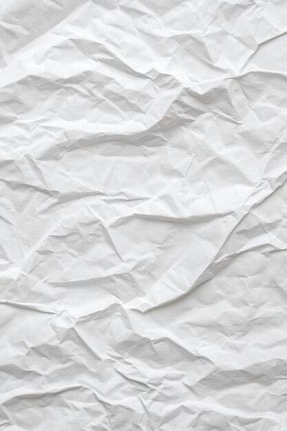 A stunning closeup of white crumpled paper texture | Premium AI ...