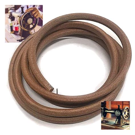 Treadle Sewing Machine Belt 71" 3/16" Heavy Duty Leather Belt with Hook ...