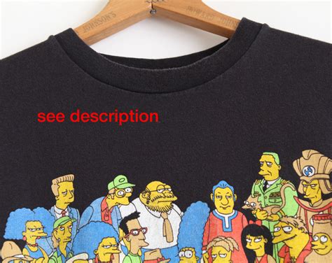 Simpsons Tee, Simpsons Portrait T Shirt, 90s Cartoon Tshirt, Simpsons ...