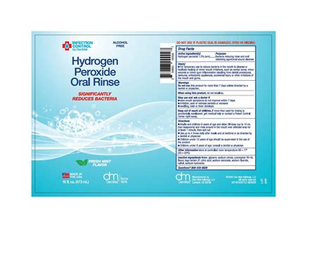 HYDROGEN PEROXIDE ORAL RINSE liquid