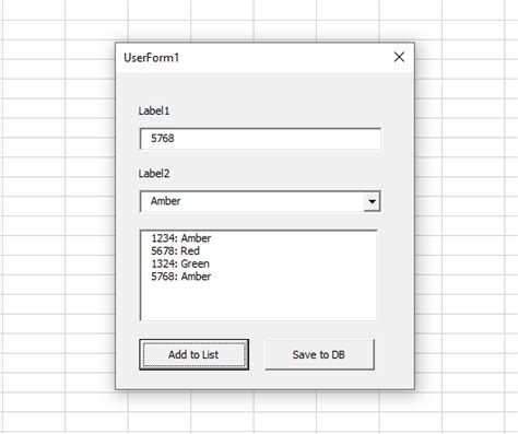 Image result for Excel Macro ListBox Color