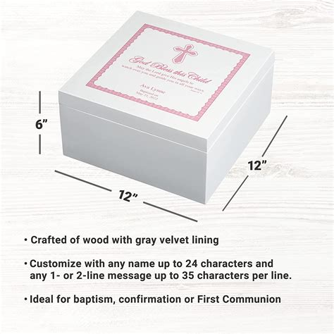 Buy Let's Make Memories Personalized God Bless This Child Wood Keepsake ...