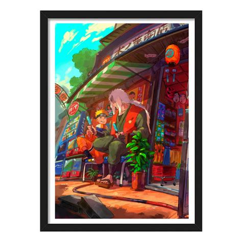 YourCanvas - | Naruto x Jiraiya Sensei | Naruto Framed posters | Anime ...