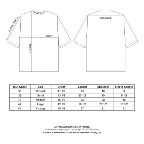 Box Fit Cropped T-Shirt Size Guide – Desi Minimals