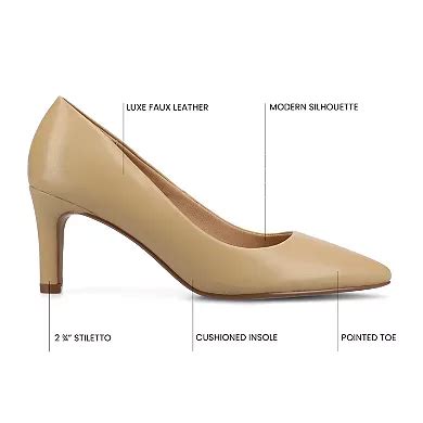 Journee Scylee Slip-On Stiletto Pointed-Toe High Heel Shoes