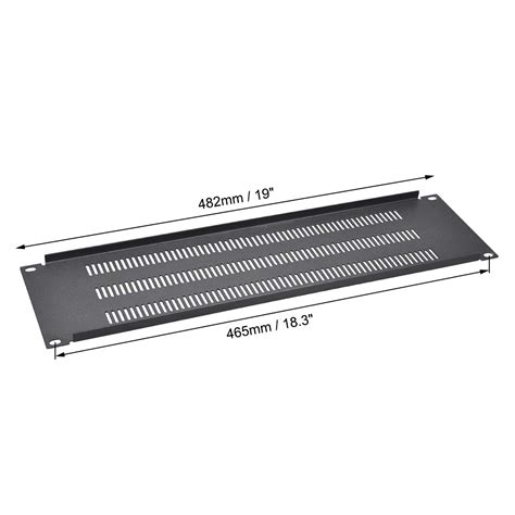 Buy uxcell 3U Blank Rack Mount Panel Spacer with Venting for 19-Inch ...