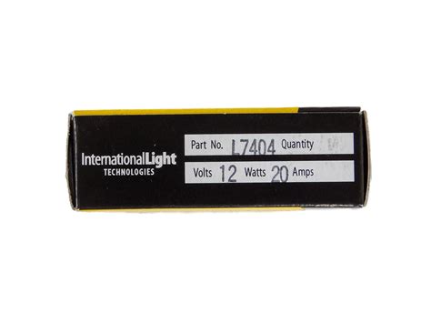 BOMBILLO 12V 20W L7404 GILWAY INTERNATIONAL LIGHT - Ilumedical