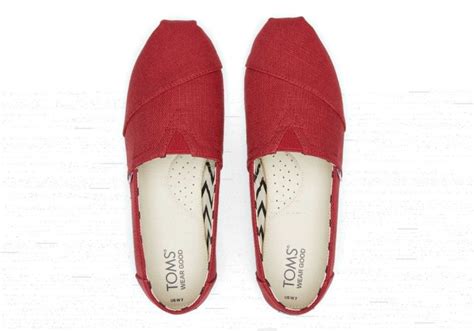 Cheapest Toms Alpargata - Alpargata Heritage Canvas Womens Red