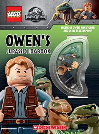 Owen's Jurassic Logbook (wth Owen minifigure and mini Blue Raptor ...