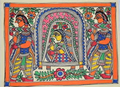 Madhubani Painting UPSC, Madhubani Painting, Madhbani art, Types of ...