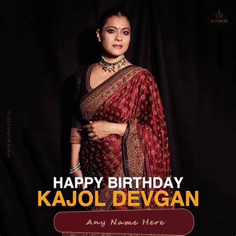 Kajal Happy Birthday Pics With Name Edit