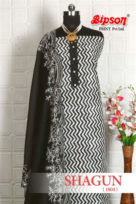 Bipson - Shagun 1804 Pure Cotton Print With Ethnic Work Pure cotton ...