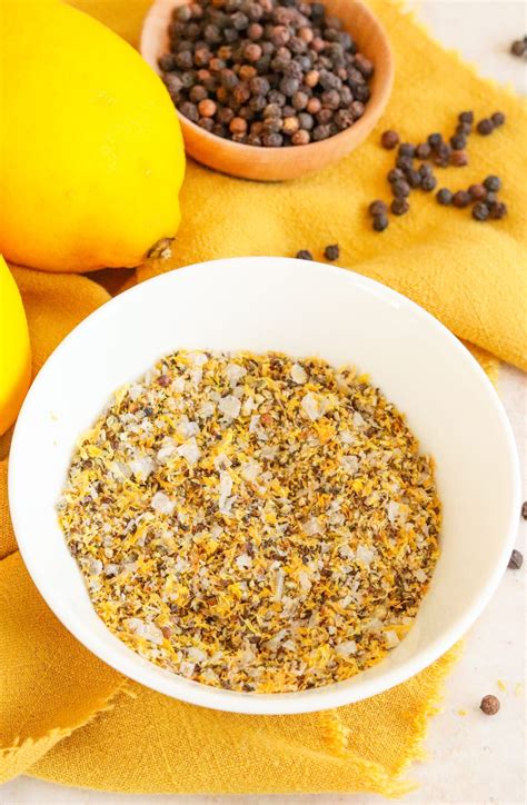 Homemade Lemon Pepper Seasoning - Curly's Cooking