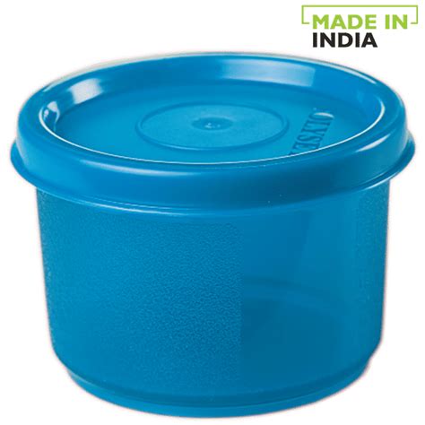 Buy Polyset Magic Seal Round Storage Plastic Container - Blue Online at ...