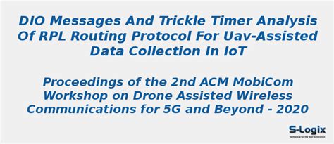 DIO messages and trickle timer analysis | S-Logix