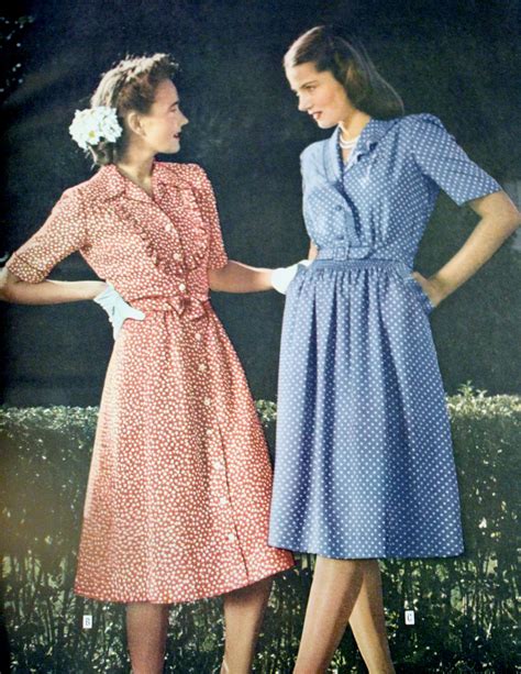 1940s shirtwaist dresses | Shirtwaist dress, 1940s fashion, 1940s dresses
