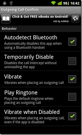 Image result for Android Call Setting Outgoing Not Saved