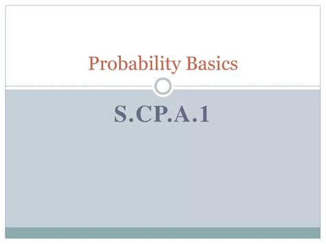 Image result for Probability Basics