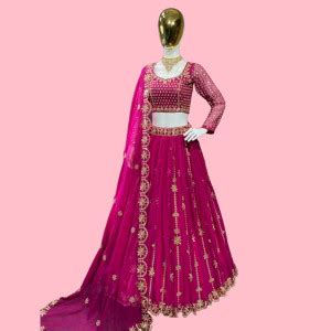 IYALAFAB Self Design Semi Stitched Lehenga Choli - Buy IYALAFAB Self ...