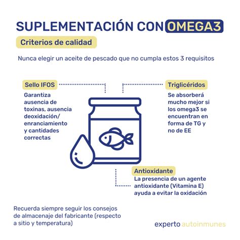 Recomendaciones para la suplementación con Omega 3 - Experto en Nutrición
