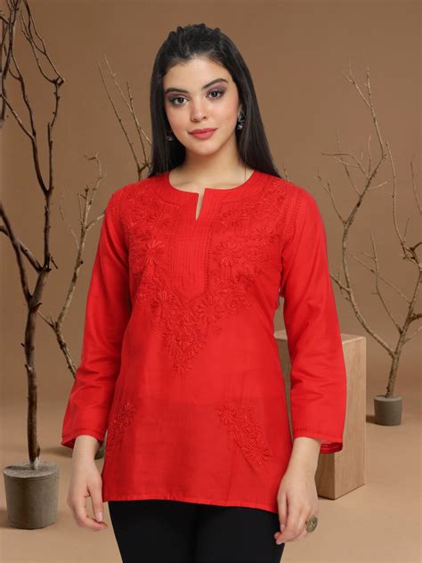 Women Chikankari Kurti – Paramount Chikan