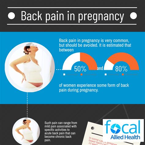 Back Pain In Pregnancy Infographic - Focal Physiotherapy