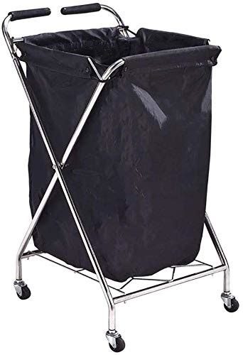 Buy BBG Recycling Vehicles,Black Laundry Cart with Armrests & Wheels ...
