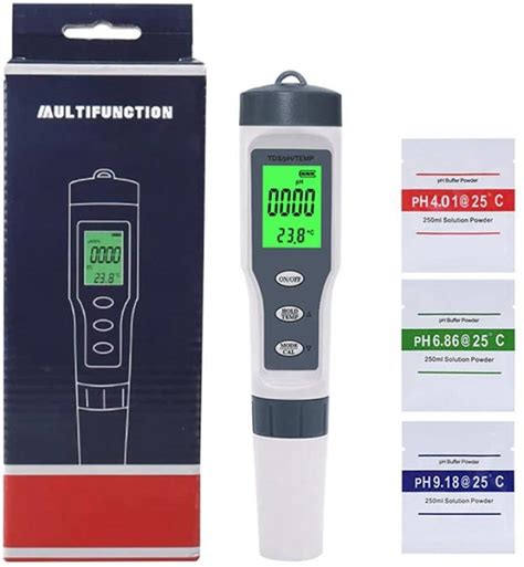amiciSense 3 in 1 TDS Temperature and PH Meter for Drinking Water ...