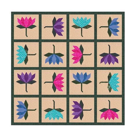 Image result for 12-Inch Flower Quilt Block Patterns