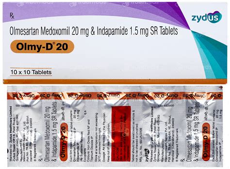 Olmy D 20/1.5 MG | Order Olmy D 20/1.5 MG Tablet Sr Online at Truemeds