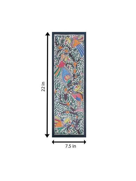 Traditional Peacock Painting In Madhubani