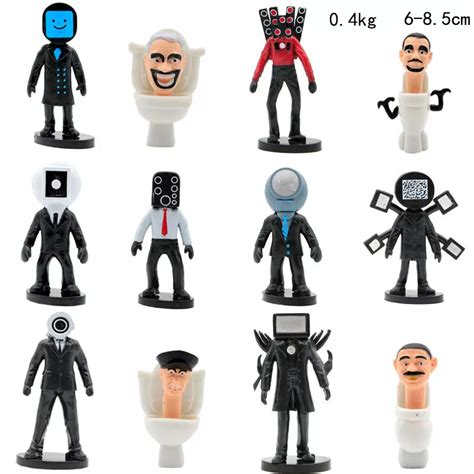 Skibidi Toilet Figure Set - Toy Cameraman, TV Man, India | Ubuy