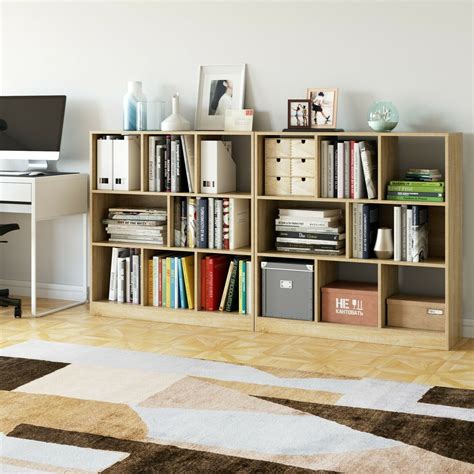 8 Cubes Storage Unit Bookcase Freestanding Storage Rack Display Booksh ...