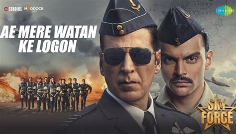 Ae Mere Watan Ke Logon Song from Akshay Kumar and Veer Pahariya's 'Sky ...