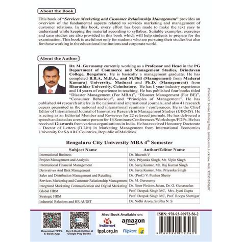 Services Marketing And Customer Relationship Management