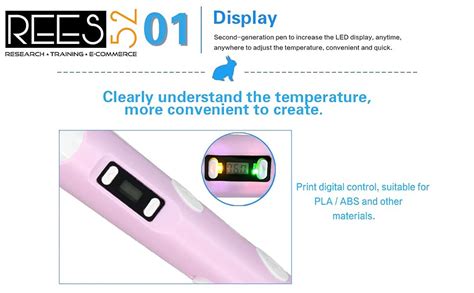 REES52® Second Generation 3D Pen for Kids/Adults/Children (3D-Printing ...