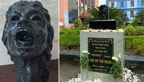 'Cry of the Hour': Kolkata rape-murder victim's statue installled at RG ...
