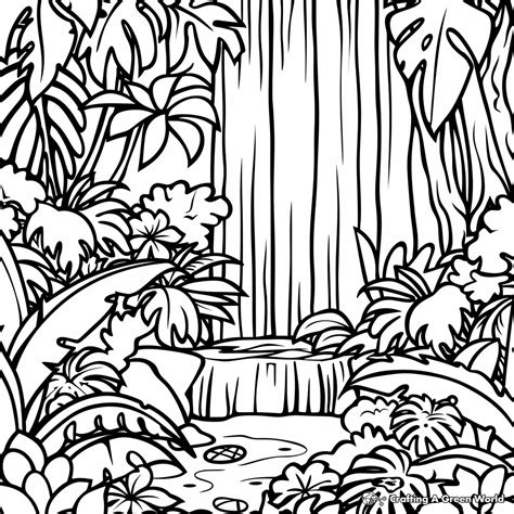 Jungle Habitat Coloring Pages at Henry Lymburner blog