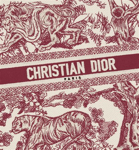 Set de table Toile de Jouy, bordeaux | DIOR