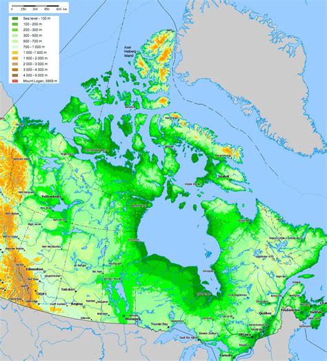 Charting Canada’s Landscape: An Exploration Of Topographic Maps - Map of the Arctic Region ...