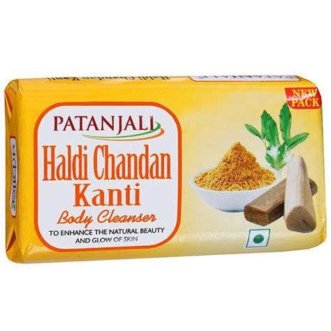 Patanjali Haldi Chandan Kanti - Body Cleanser Soap – Quick Pantry