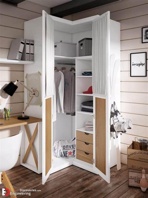 30 Amazing Corner Wardrobe Ideas - Engineering Discoveries | Bedroom ...
