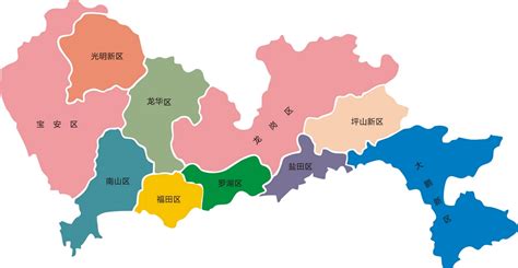 惠州面向深圳电子信息产业招商地图
