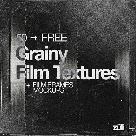 50 Grainy Film Textures Frames Pack by Züli