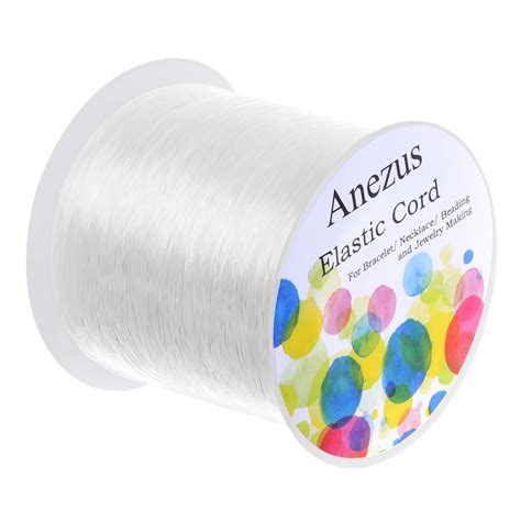 anezus Nylon Elastic String for Bracelets, Anezus 1Mm Elastic Bracelet ...