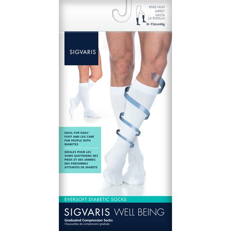 Diabetic Compression Socks - 8-15 mmHg | Sigvaris Eversoft ...