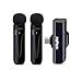 Digitek (DWM 003 Wireless Microphone with Receiver Set, 2 Mics + 1 ...