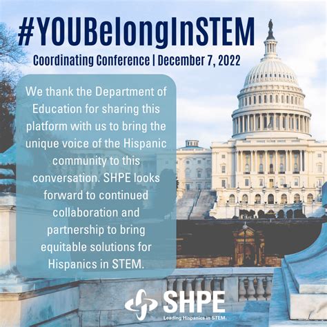 SHPE at the "YOU Belong In STEM" Coordinating Conference 2022 - SHPE